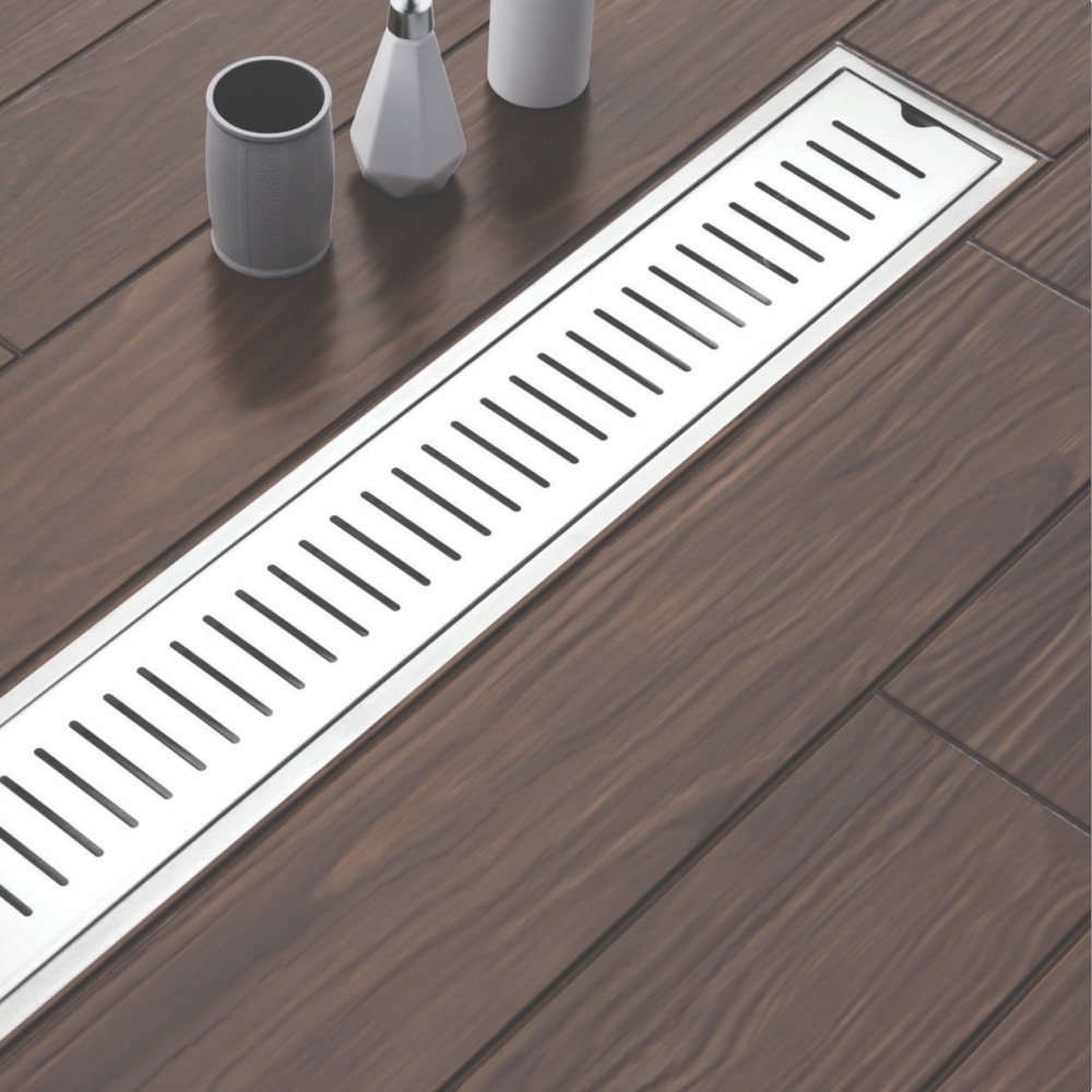 SHOWER CHANNEL DRAINER (SS 304) SATIN FINISH