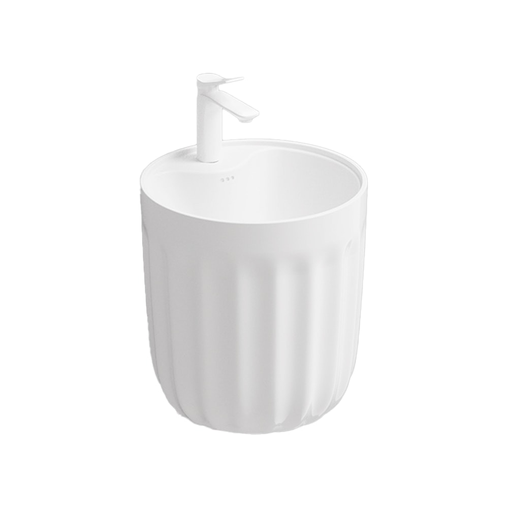Integrated Half Pedestal Basin