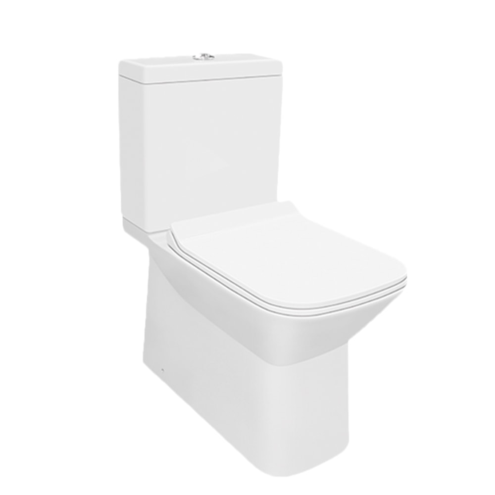 Two Pc WC Floor Mounted